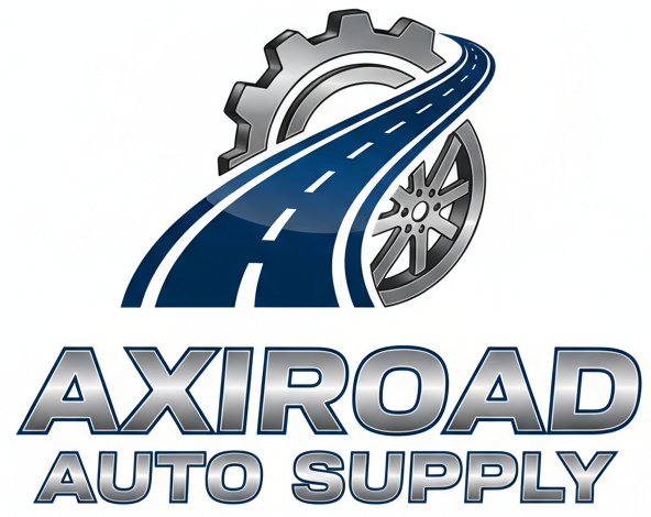 Create a unique logo, white background for 
Axiroad Auto Supply